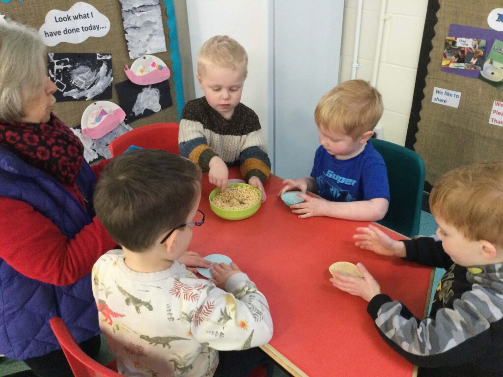 Baking session at Alton College Nursery in Alton, Guildford
